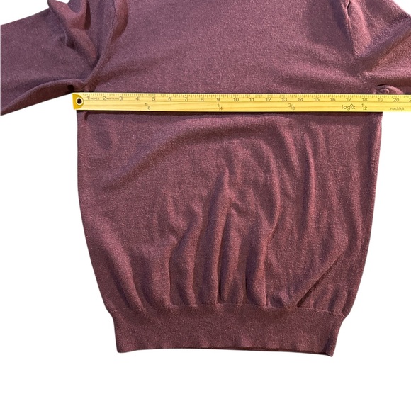 J. Crew Men's Burgundy‎ Crewneck Sweater - Picture 4 of 7